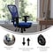 Flash Furniture Blue Mesh Multifunction Chair - Roller Wheels HL-0001-BL-RLB-GG - alternate 2
